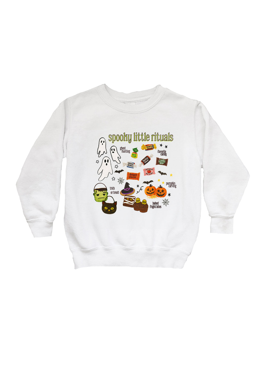 Spooky Little Rituals Youth Crewneck
