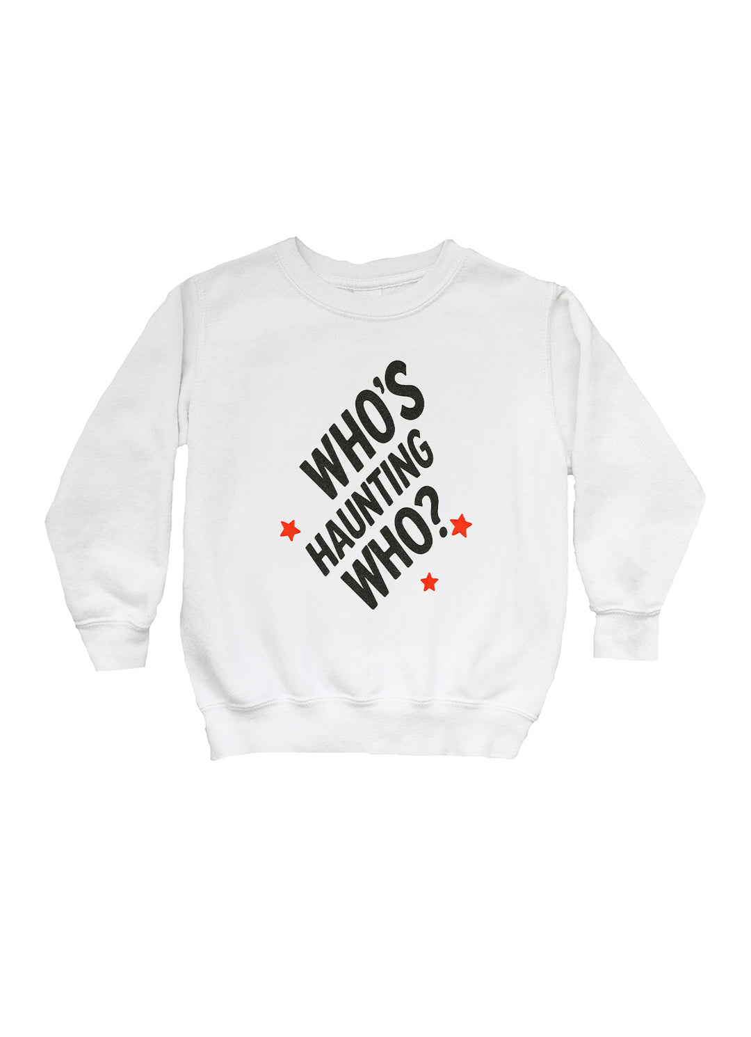 Who's Haunting Who? Youth Crewneck