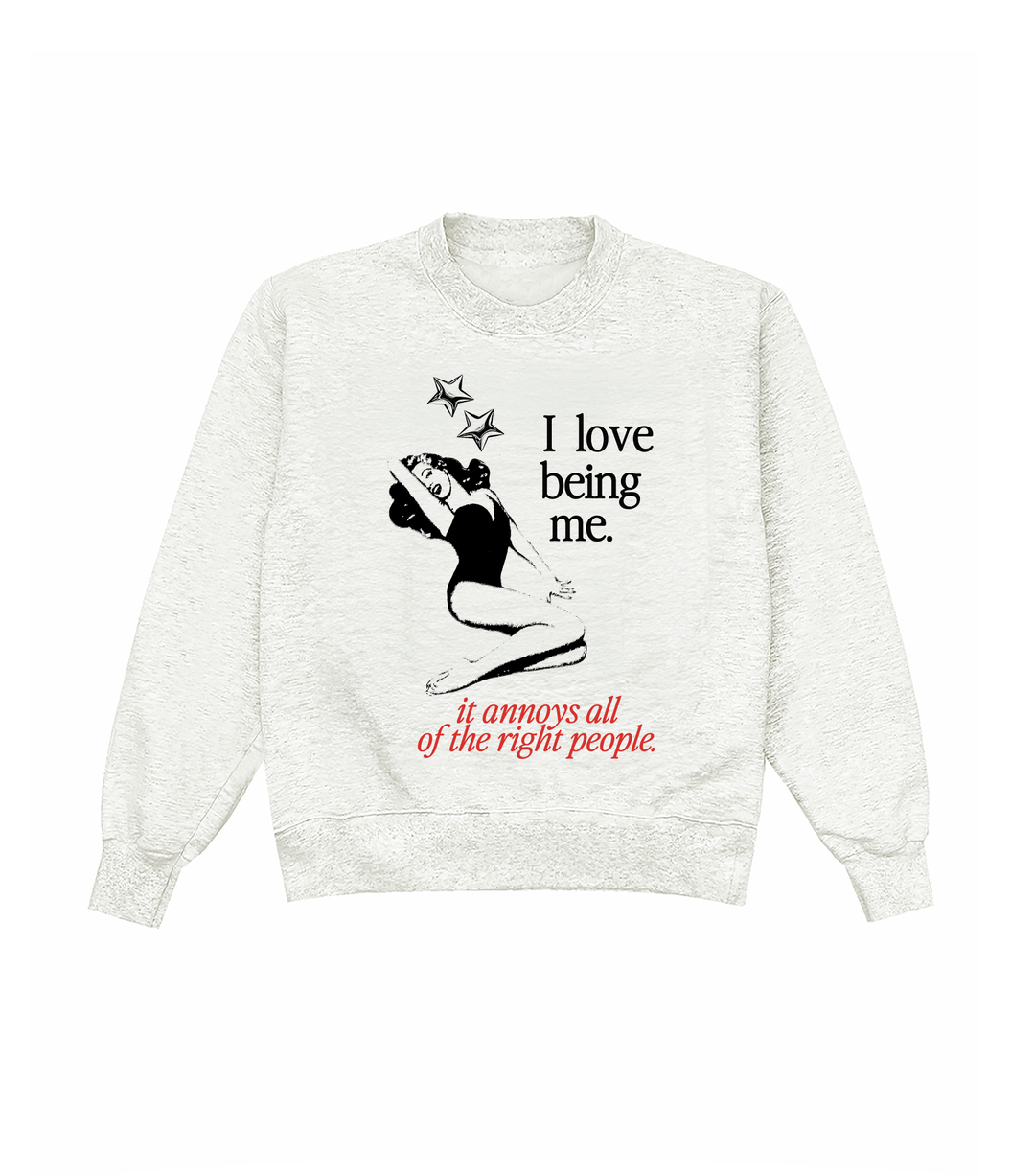 I Love Being Me Crewneck