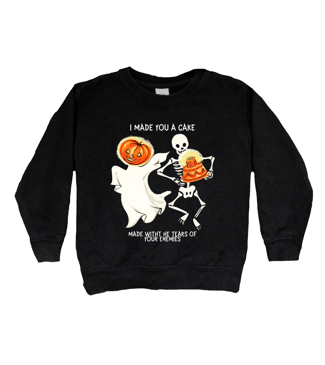 Made You A Cake Youth Crewneck