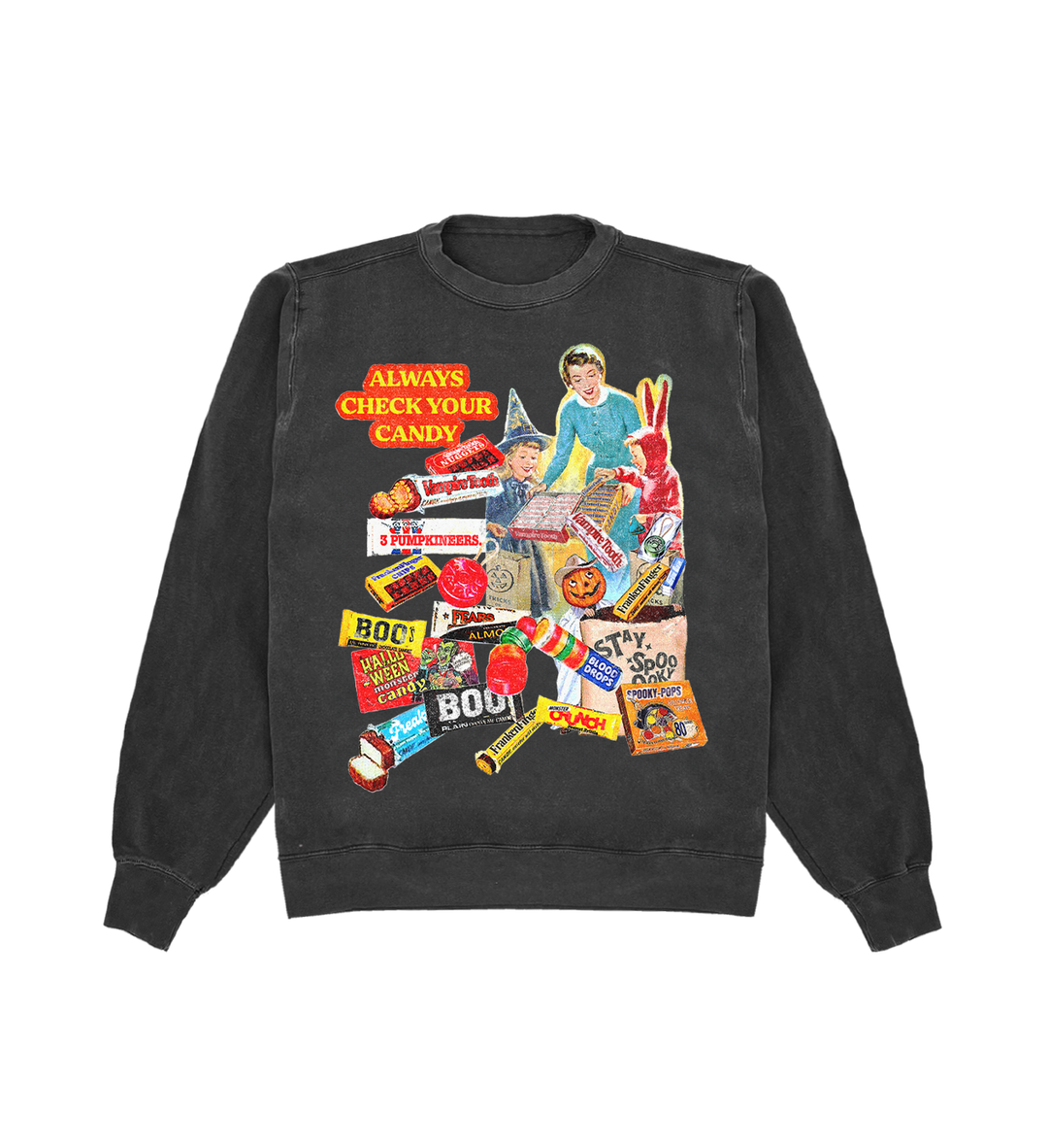 Always Check Your Candy Crewneck