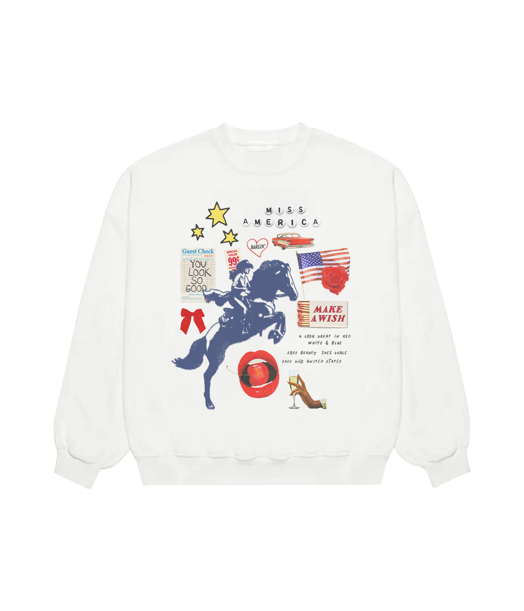 America's Charms Lightweight Crewneck