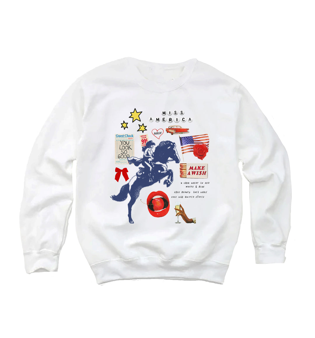 America's Charms Youth Crewneck