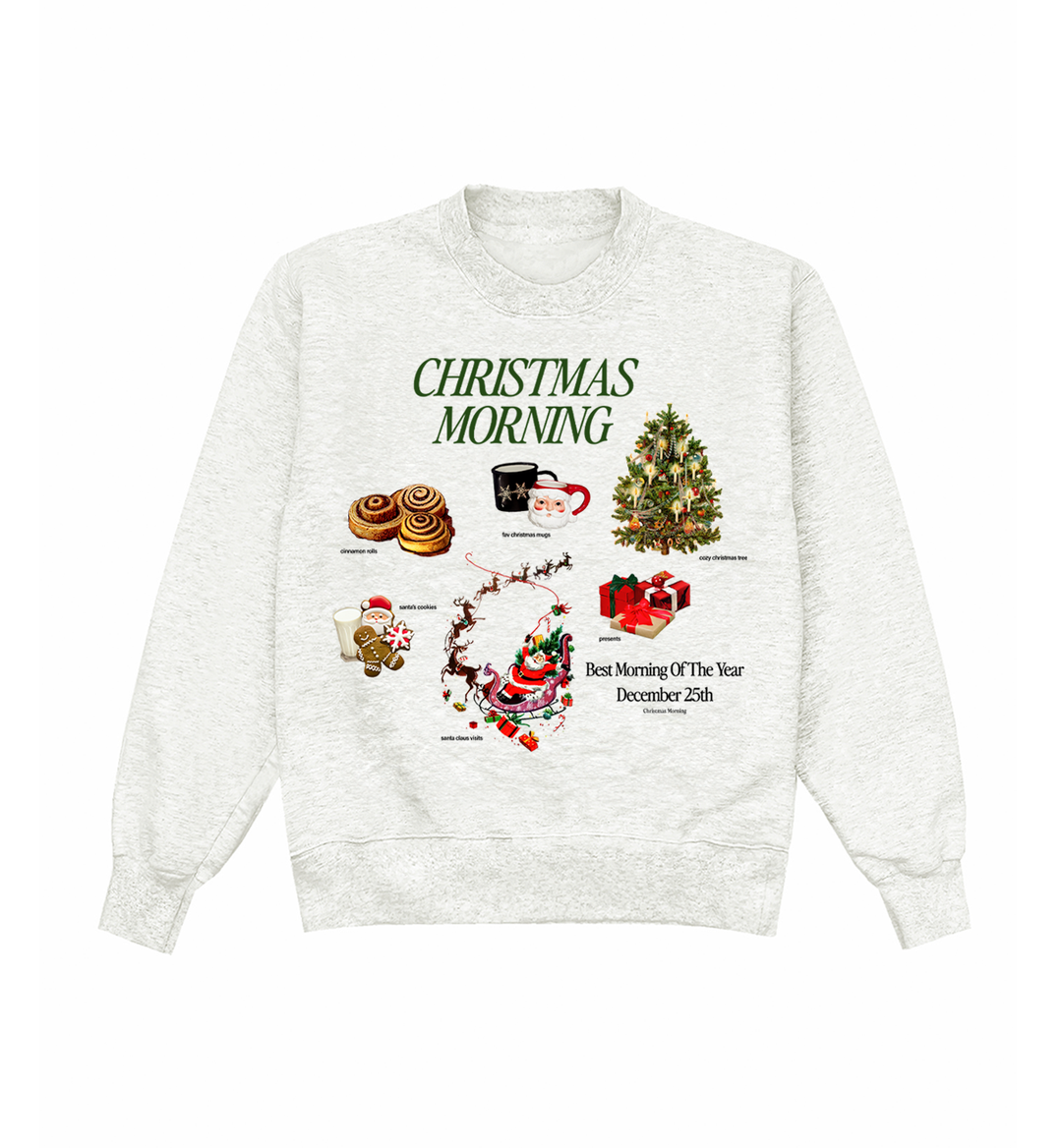 Christmas Morning Heather Crewneck