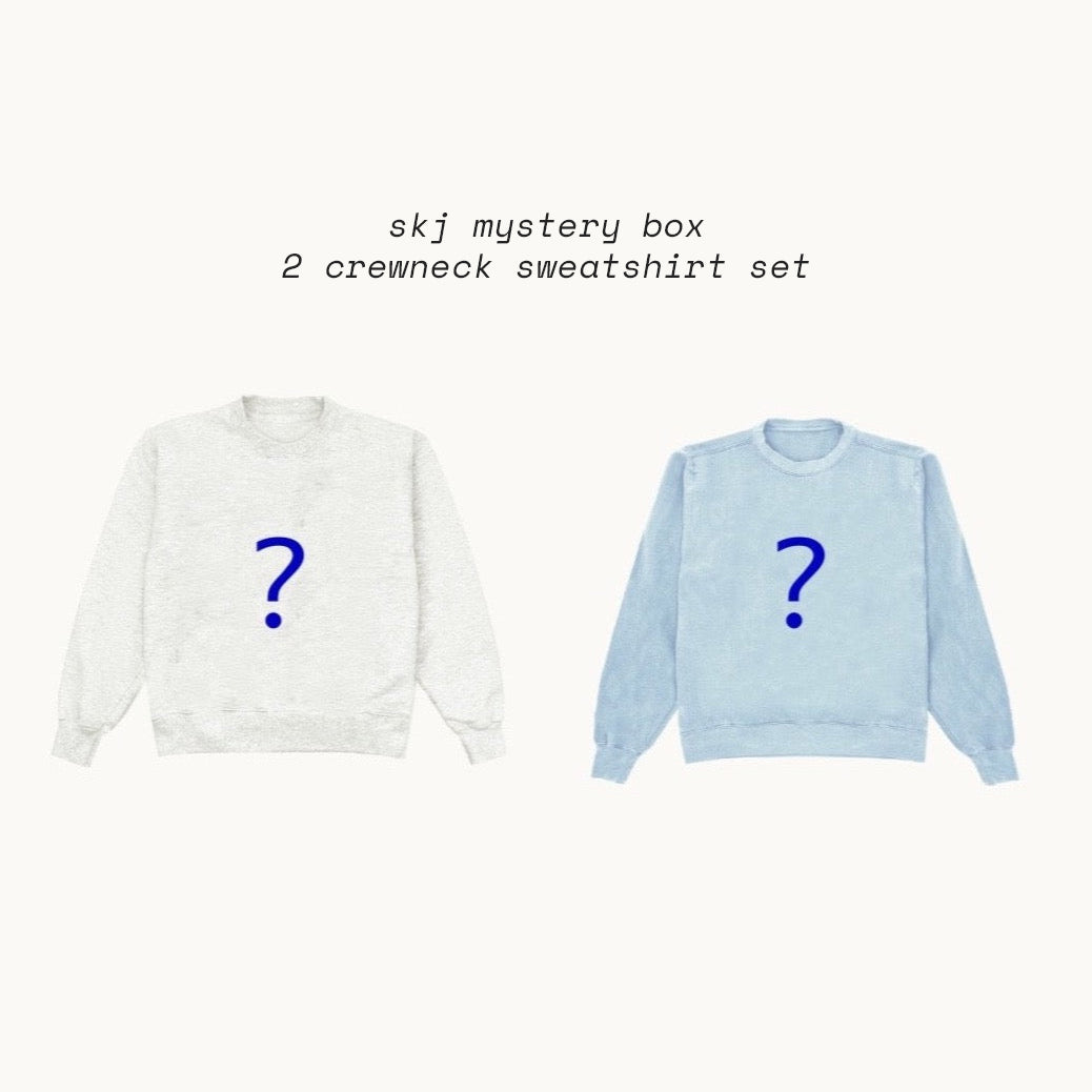 skj Mystery Bundle - 2 Sweatshirt Set - ONE PER PERSON/HOUSE/FAMILY