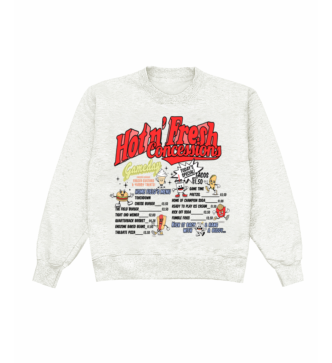 Gameday Concessions Heather Crewneck
