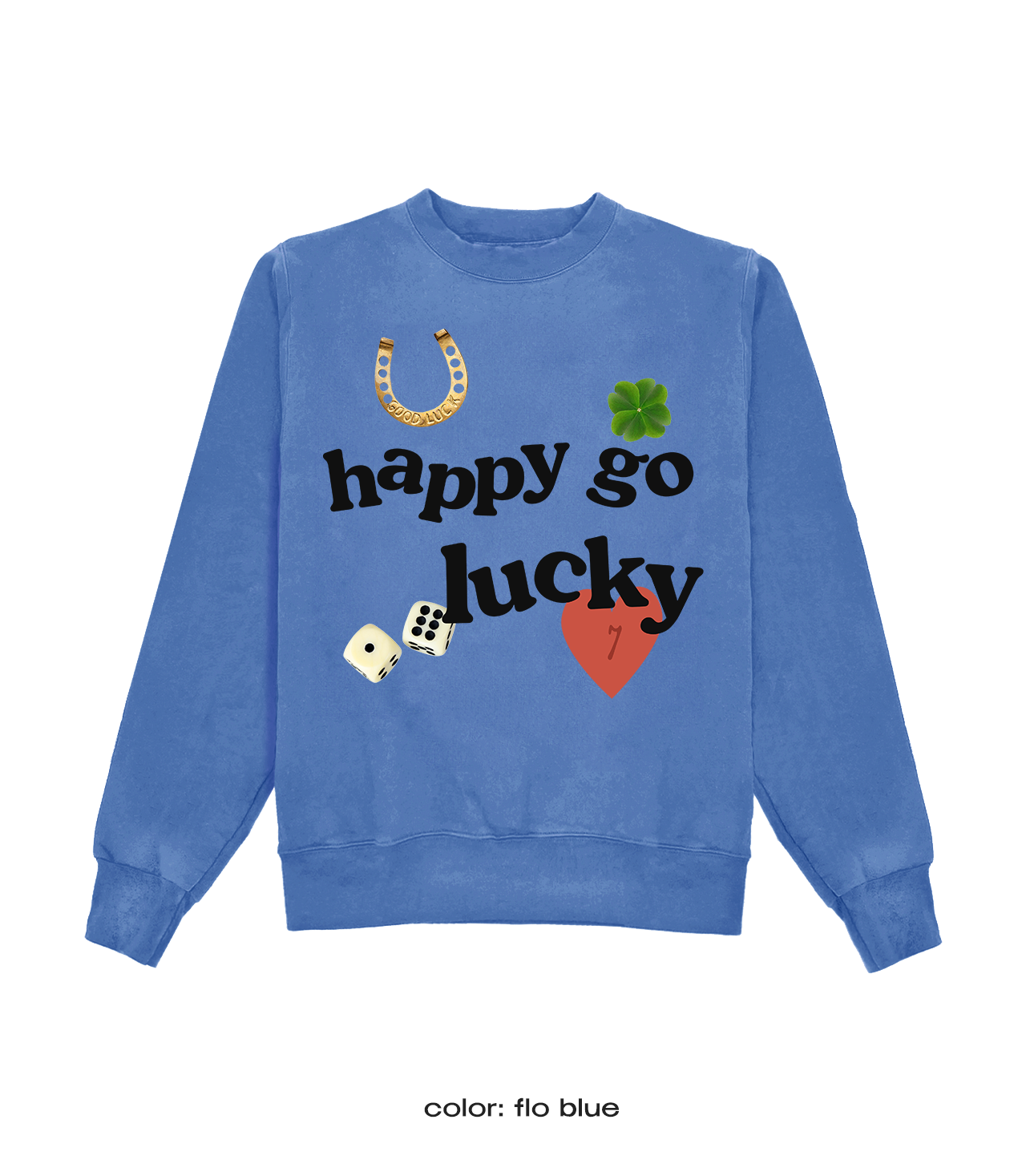 Happy Go Lucky Glitter Sweatshirt – Southern Bliss Company