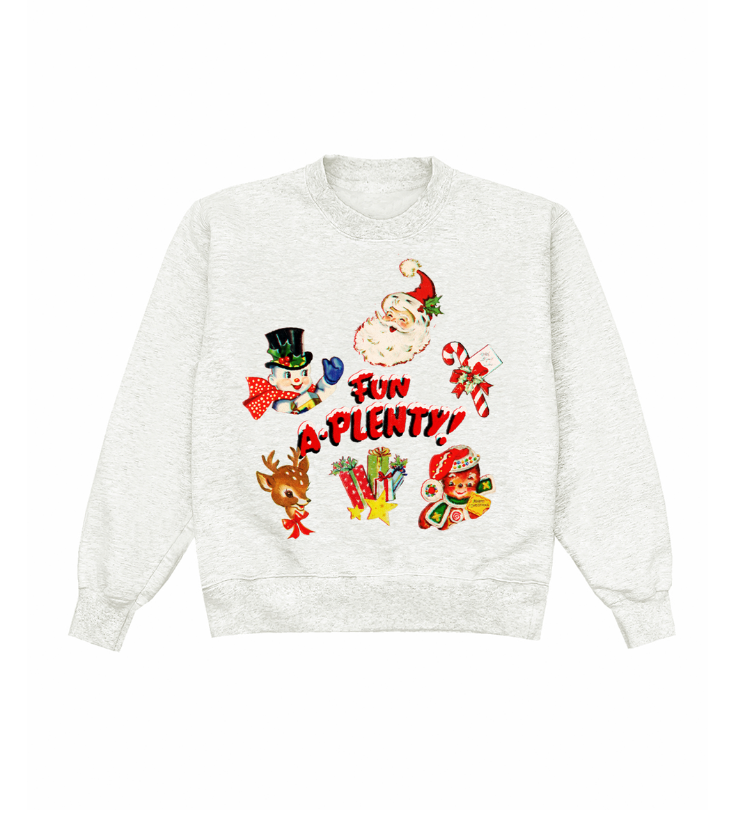 Fun A Plenty! Heather Crewneck