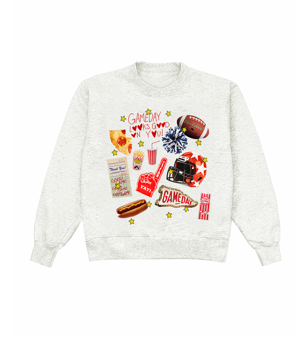 Gameday Charms Heather Crewneck