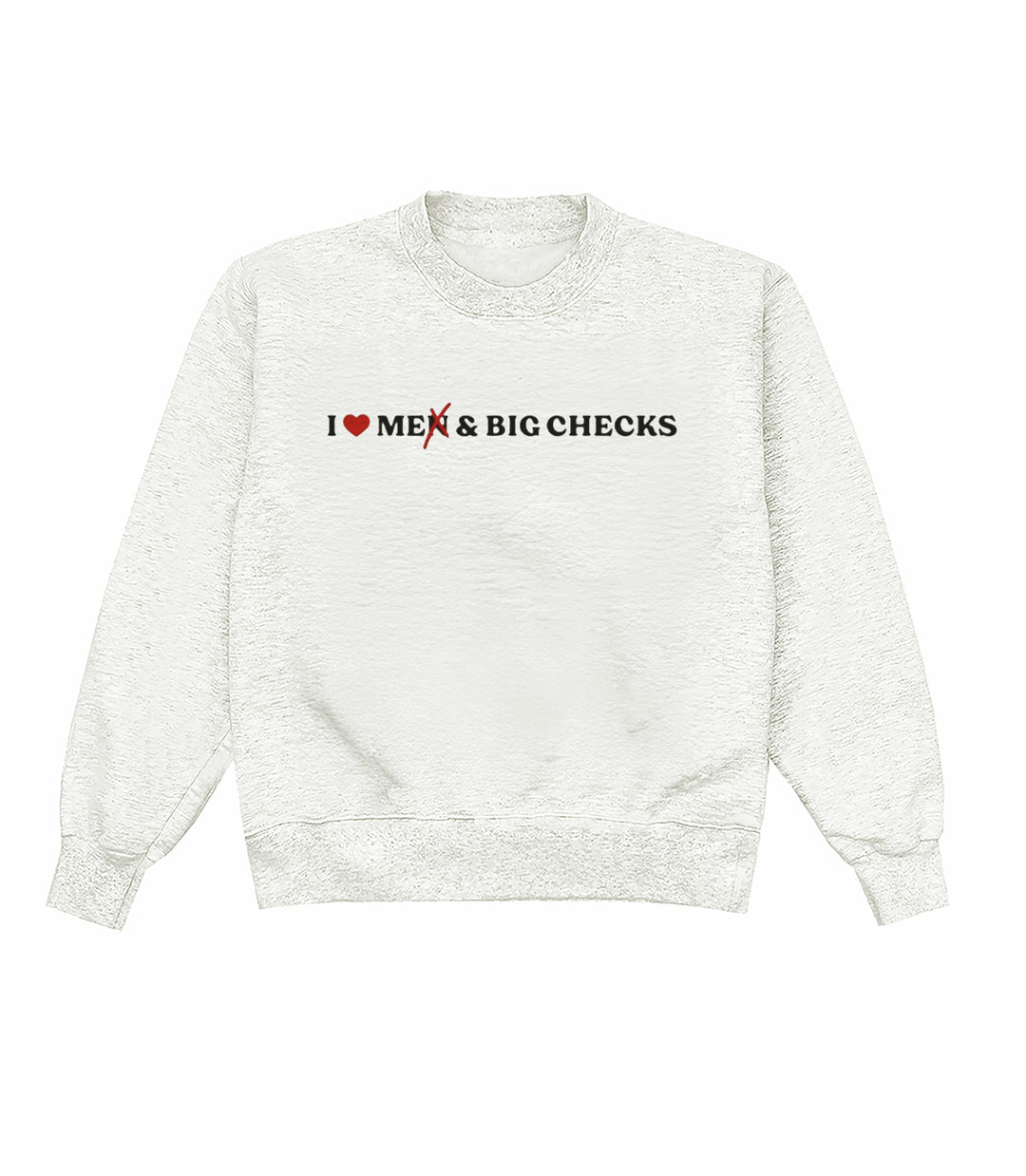 I Love Me & Big Checks Crewneck