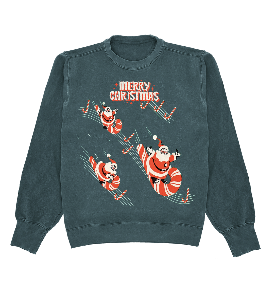 Santa's Candy Canes Crewneck