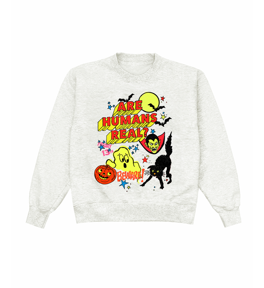 Are Humans Real? Heather Crewneck