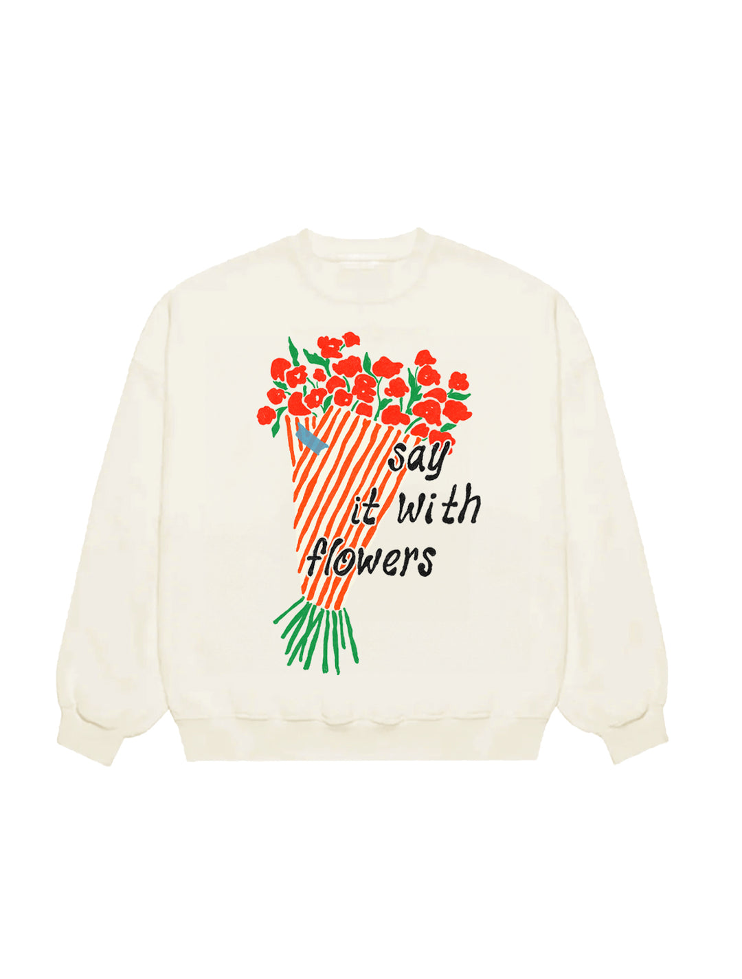 Say It With Flowers Lightweight Crewneck