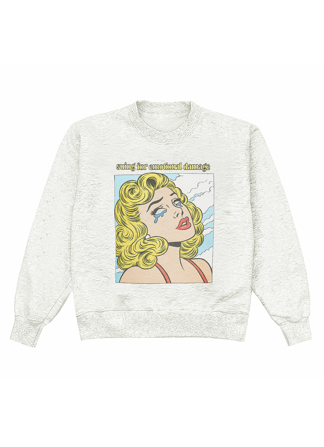 Suing For Emotional Damage Heather Crewneck