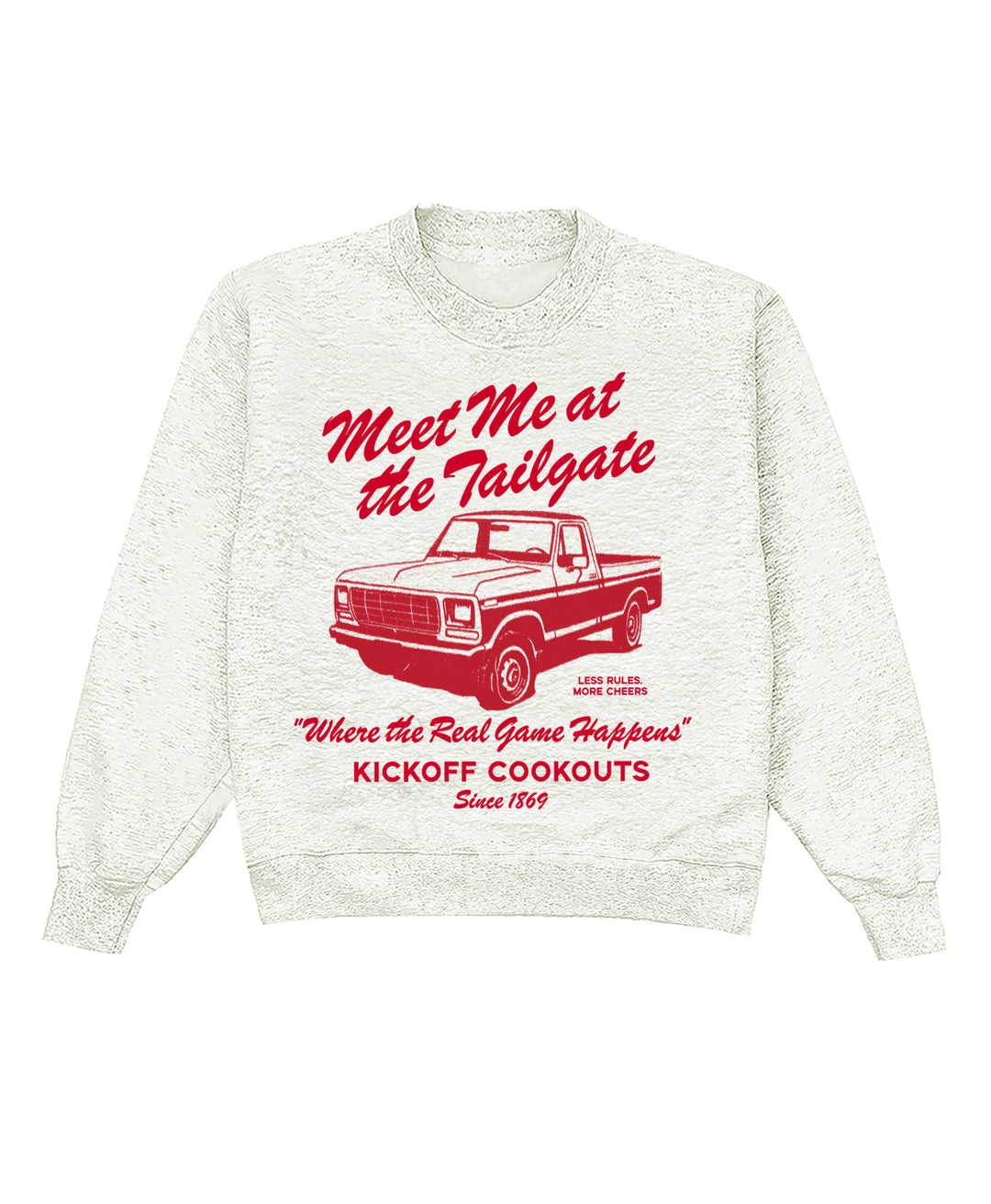 Meet Me At The Tailgate Heather Crewneck