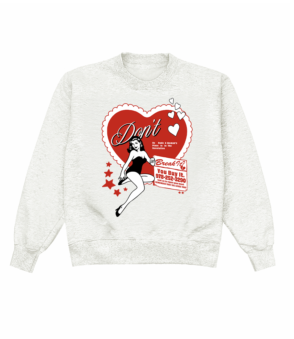 A Woman's Place Is In The Revolution Crewneck