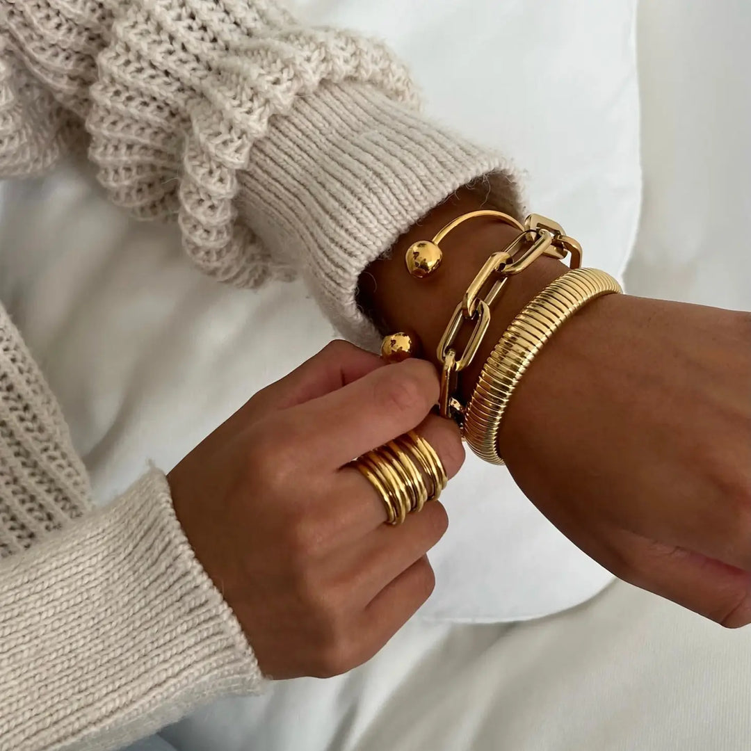 Camryn Oversized Link Bracelet