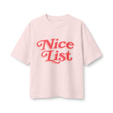 Nice List Boxy Tee