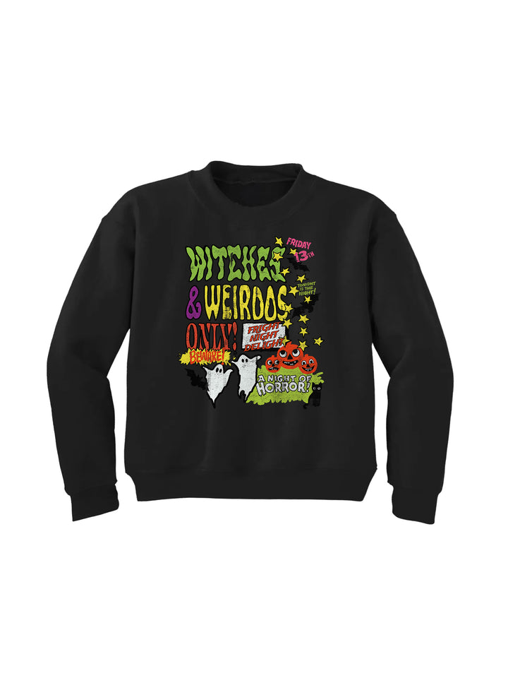 Witches & Weirdos Youth Crewneck