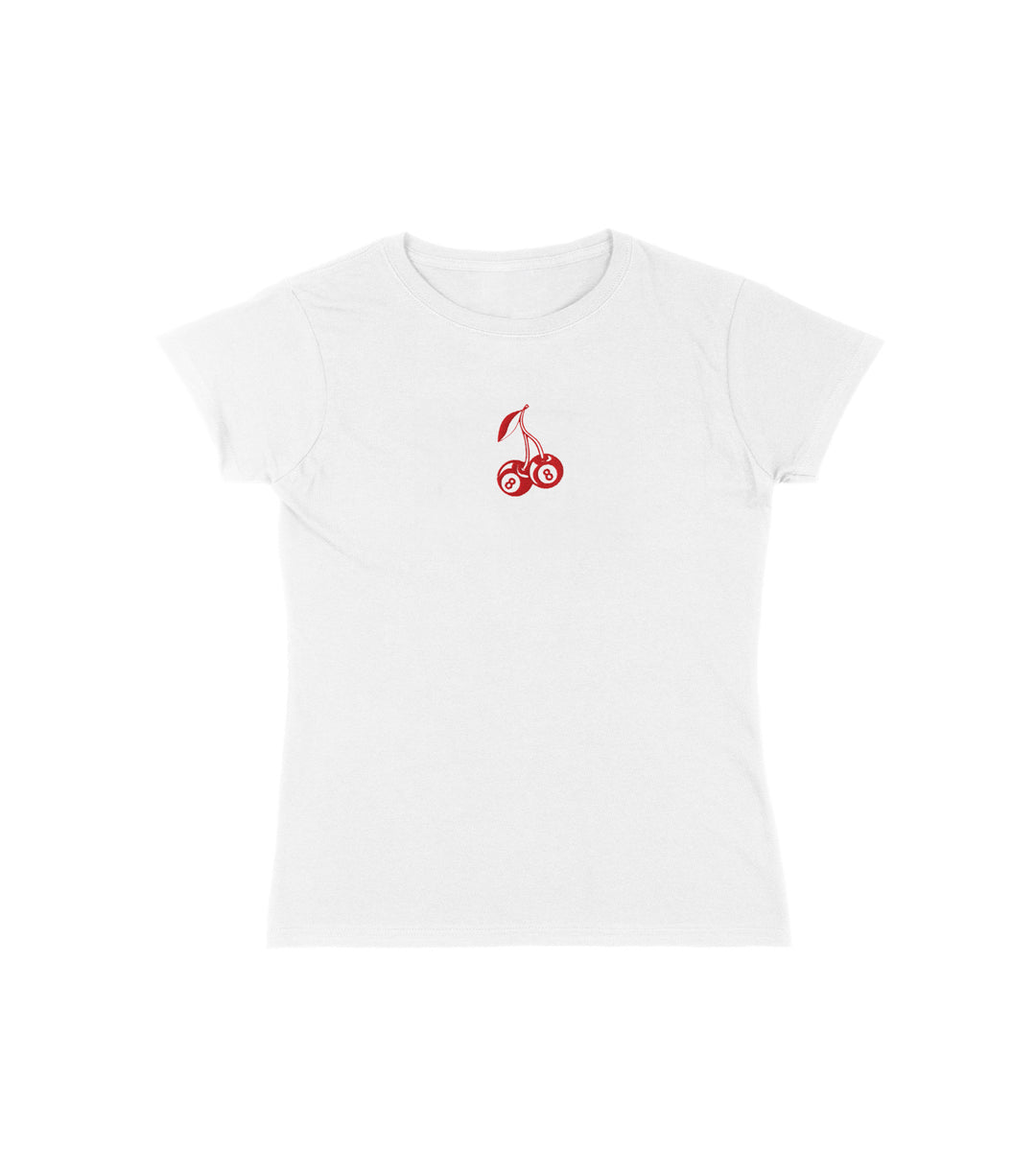 Eight Your Cherries Womens Fitted Tee