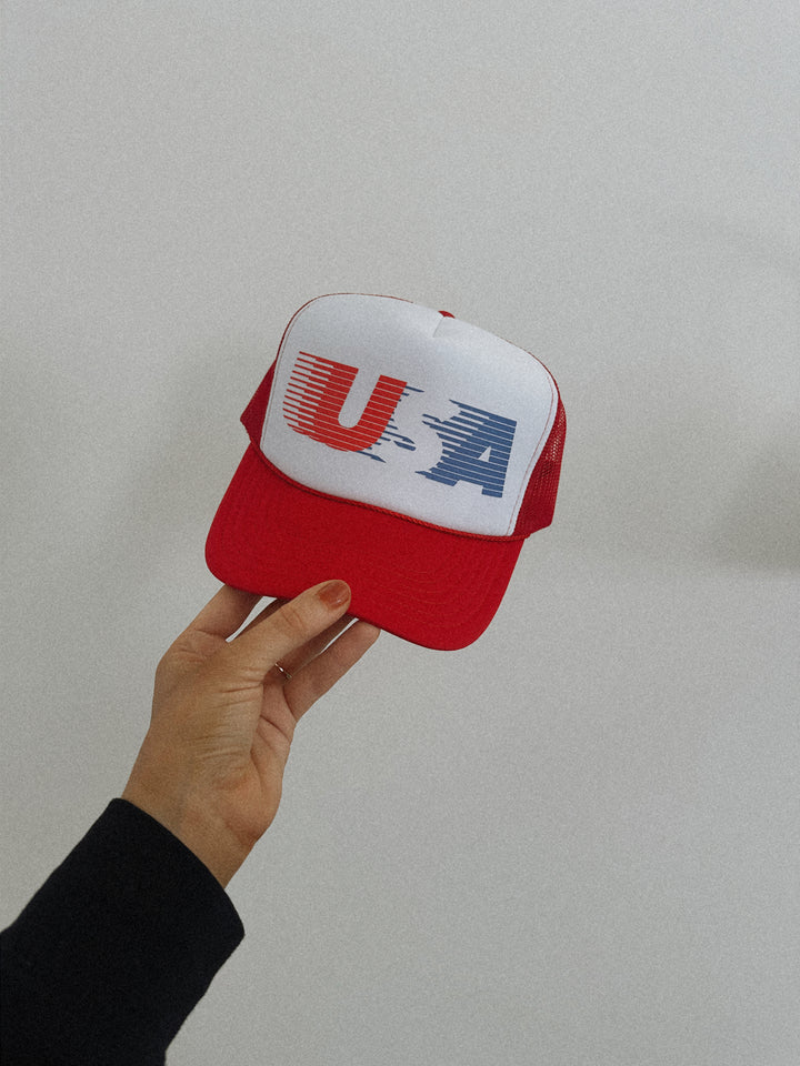 Retro USA Trucker