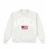 America Heather Crewneck