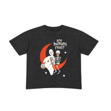 Are Humans Real? Cropped Boxy Tee
