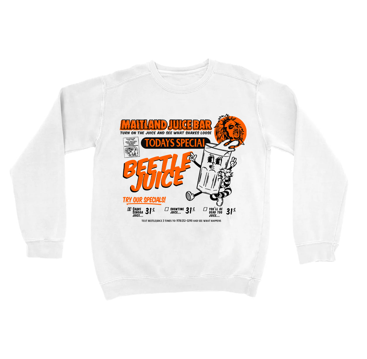 Beetle Juice, Juice Bar Crewneck