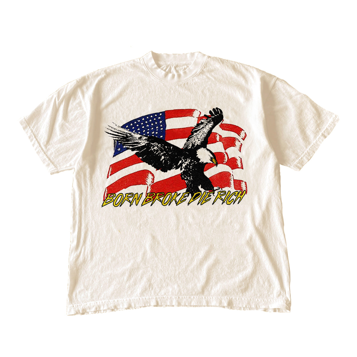 Born Broke Die Rich Tee