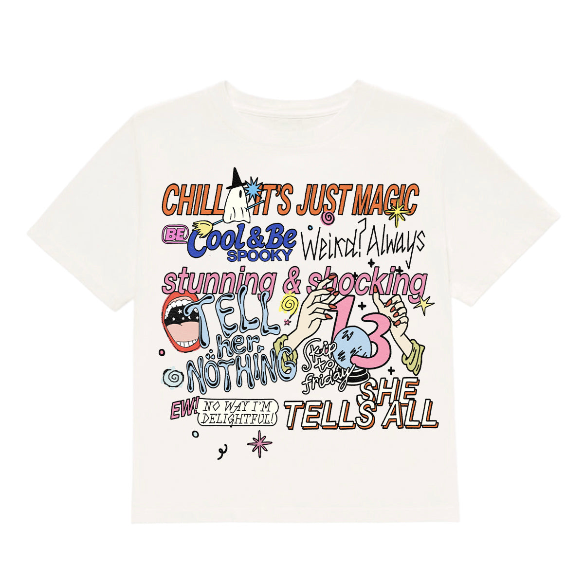 Chill It's Just Magic Boxy Tee