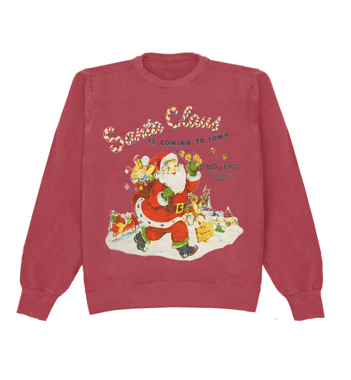 Santa Is Coming To Town Crewneck