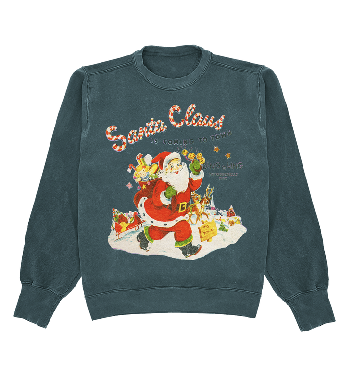 Santa Is Coming To Town Crewneck