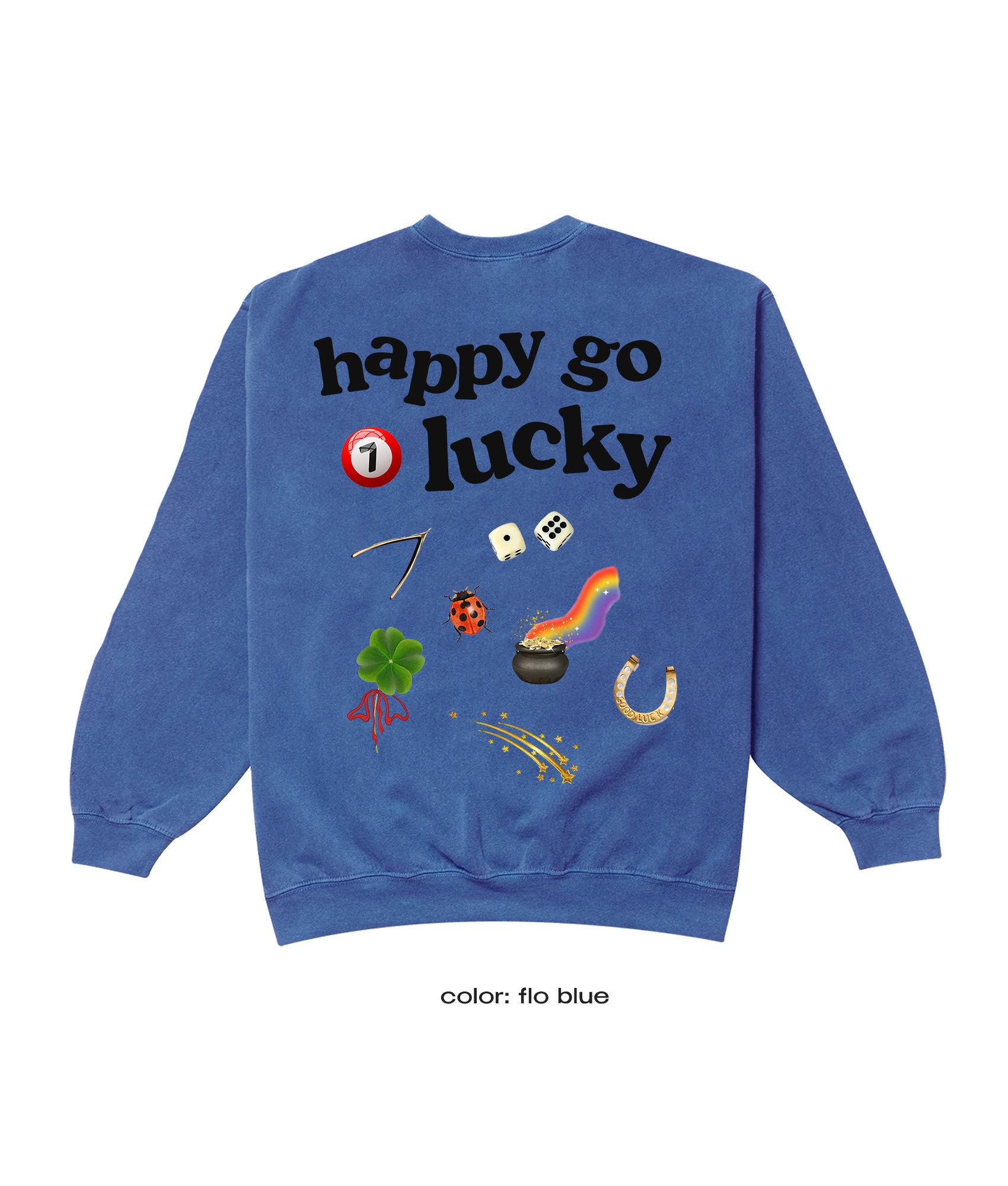 Happy Go Lucky Crewneck – Shop Kristin Jones