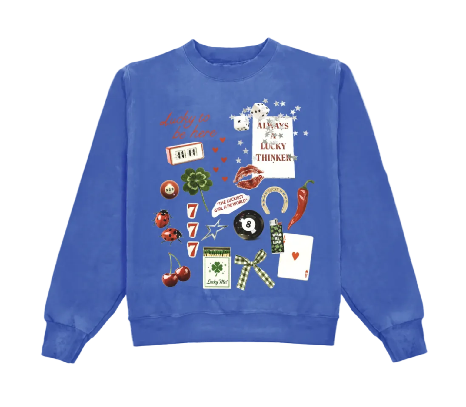 Lucky To Be Here Charms! Crewneck