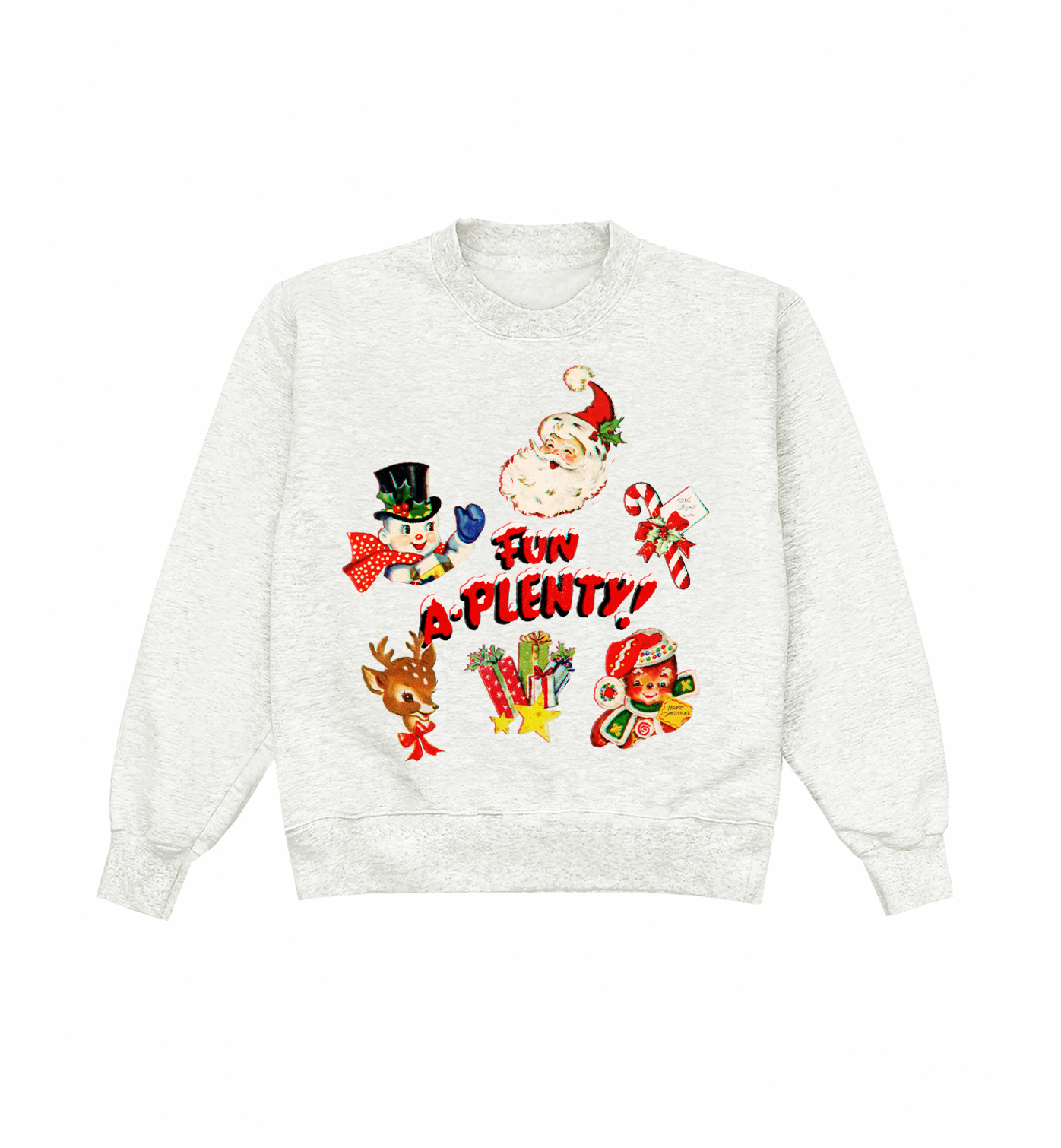 Fun A Plenty! Heather Crewneck Shop Kristin Jones