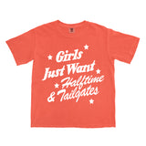 Girls Just Want Halftime & Tailgates Tee