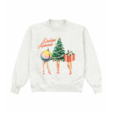Rockin' Around Heather Crewneck