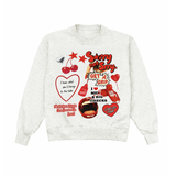 Valentine's Charms Heather Crewneck