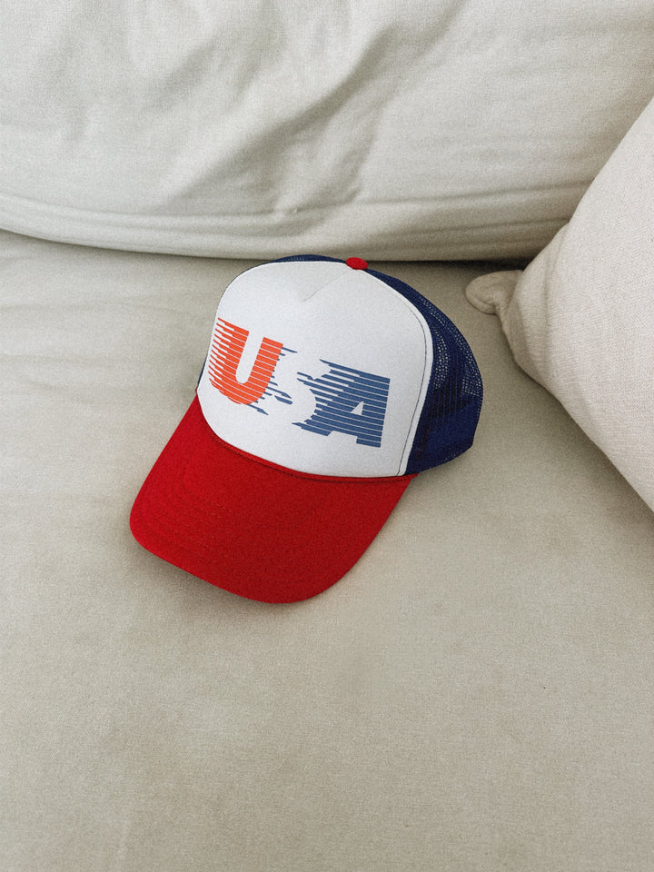 Retro USA Trucker