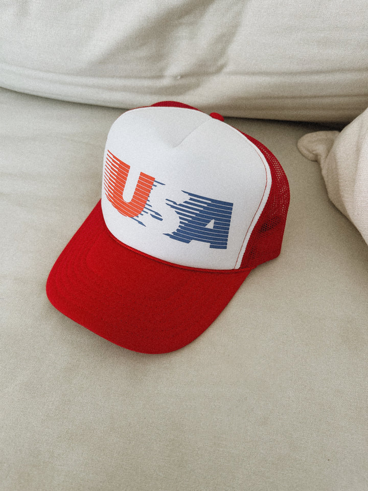 Retro USA Trucker