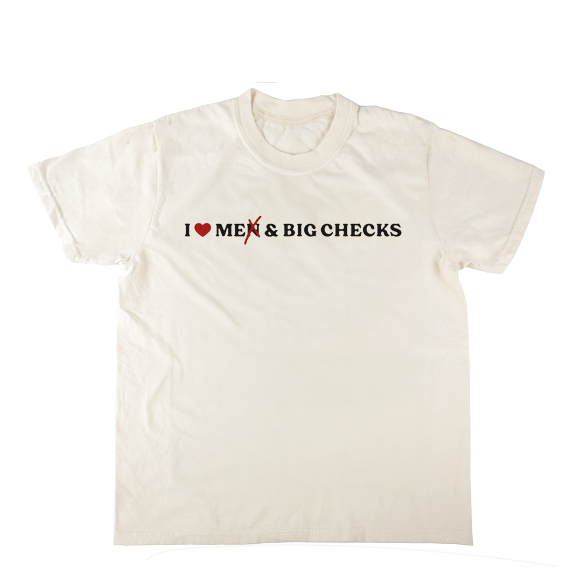 I Love Me & Big Checks Tee