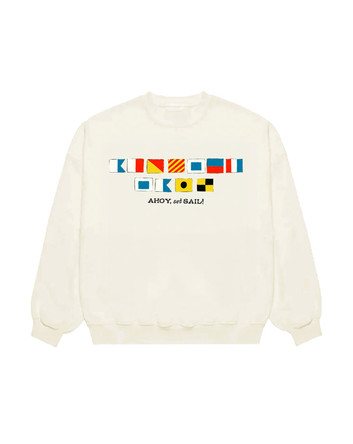 Ahoy, Set Sail Lightweight Crewneck