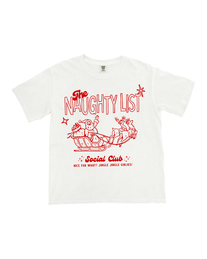 The Naughty List Social Club Tee