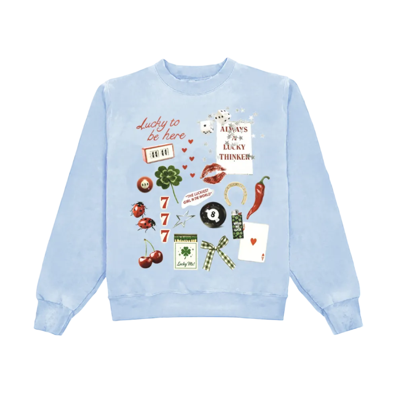 Lucky To Be Here Charms! Crewneck