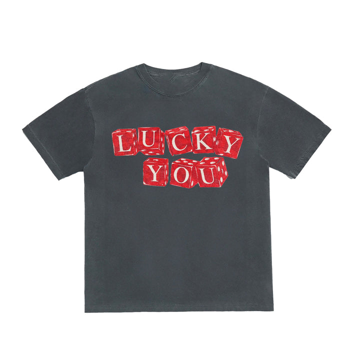 Black t-shirt with red &