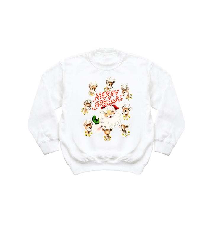 Santa's Reindeer Youth Crewneck