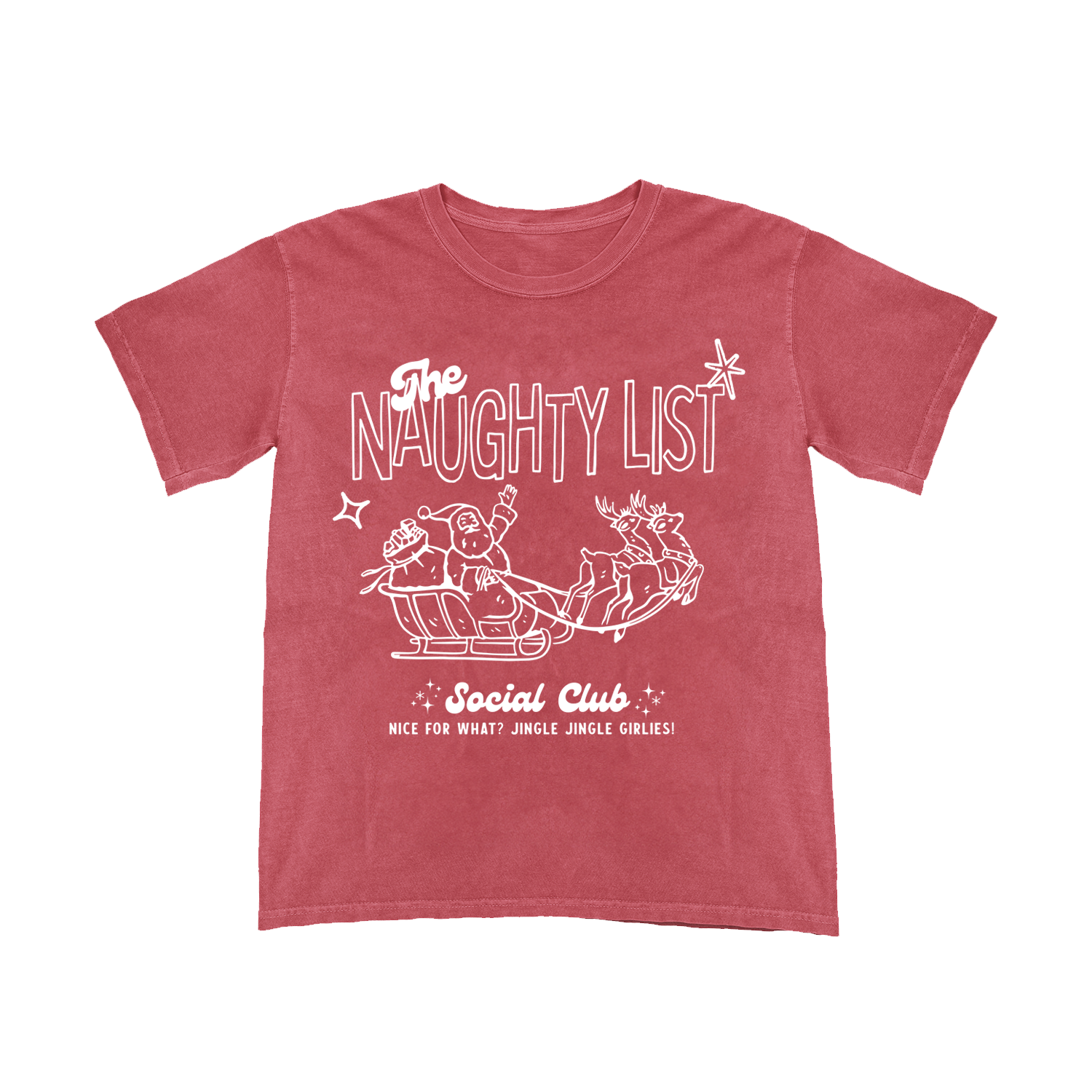 The Naughty List Social Club Tee