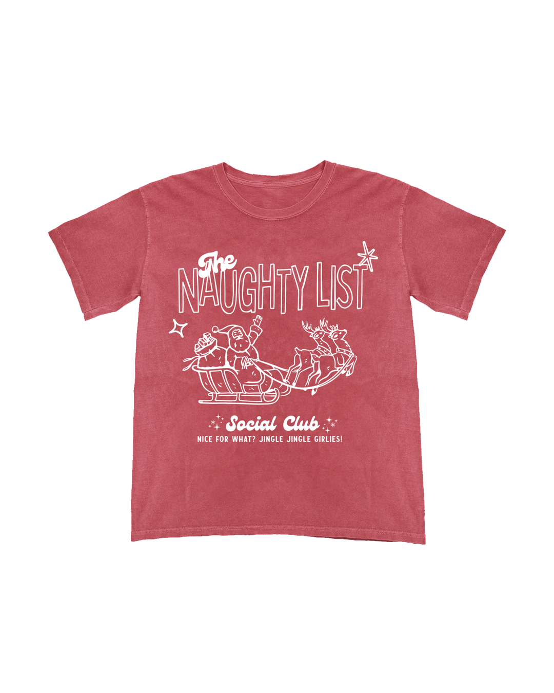 The Naughty List Social Club Tee