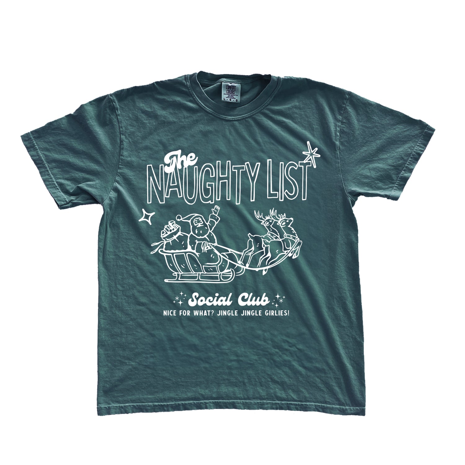 The Naughty List Social Club Tee