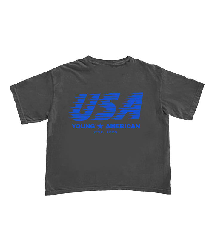 USA Cropped Boxy Tee